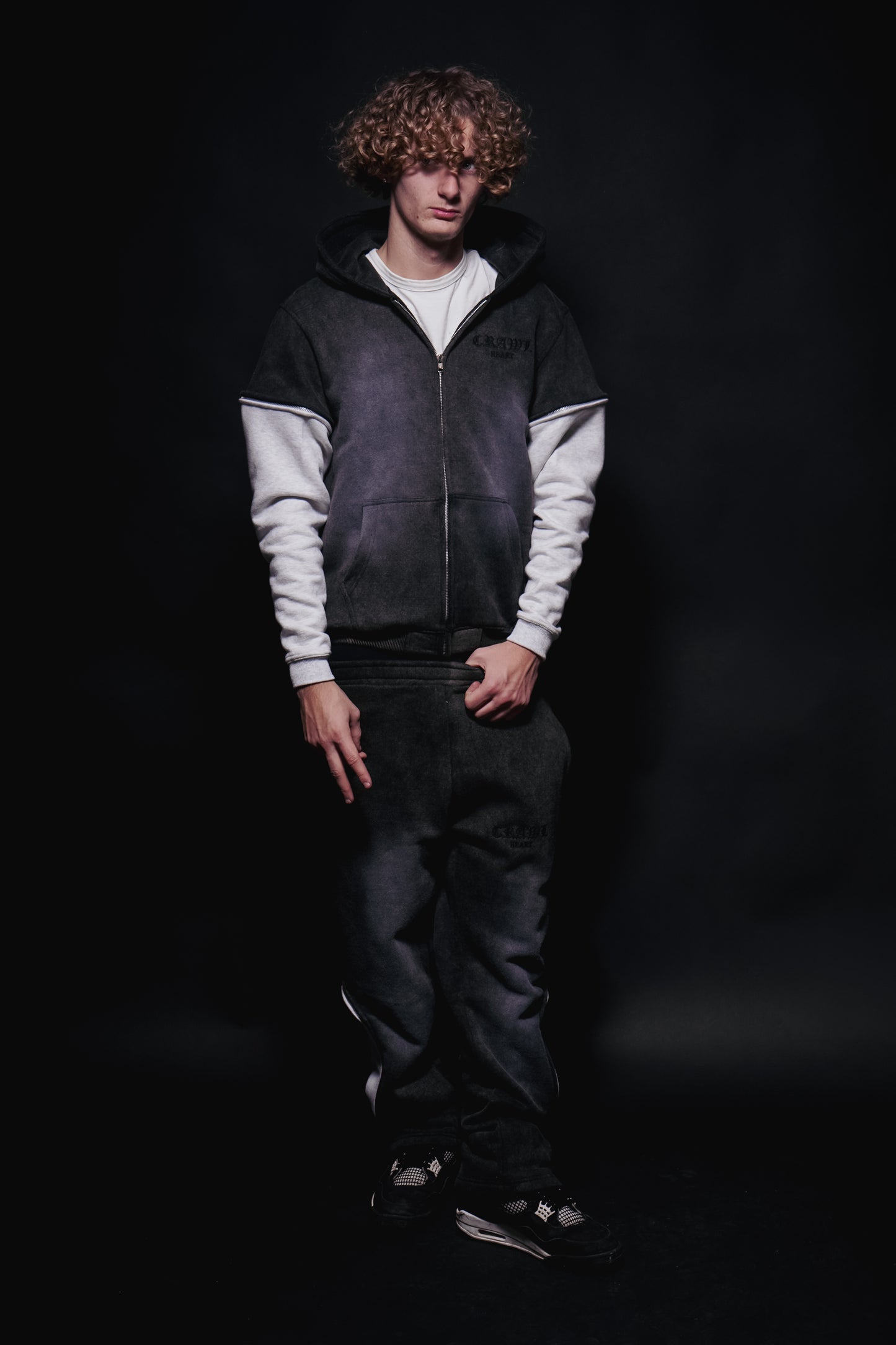 Grey&Black Custom Zipper