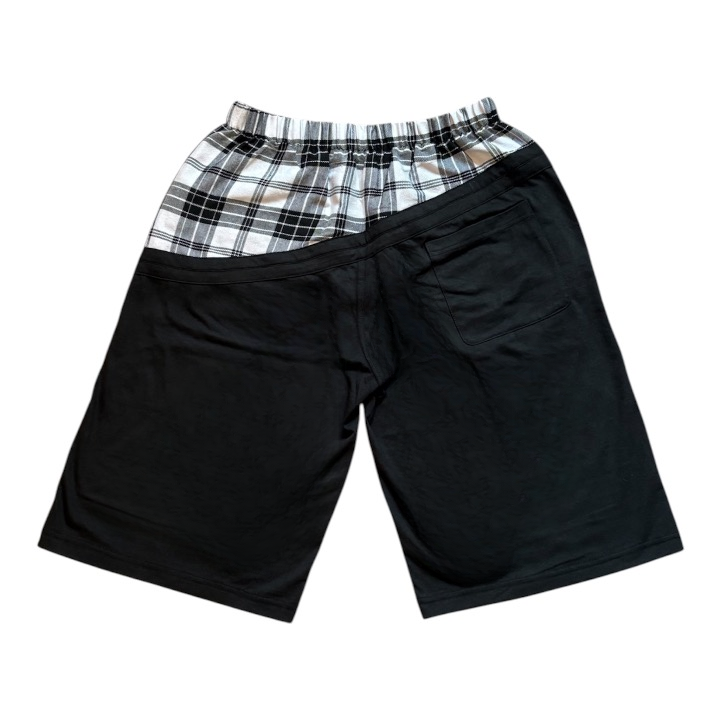 Black Tartan Shorts