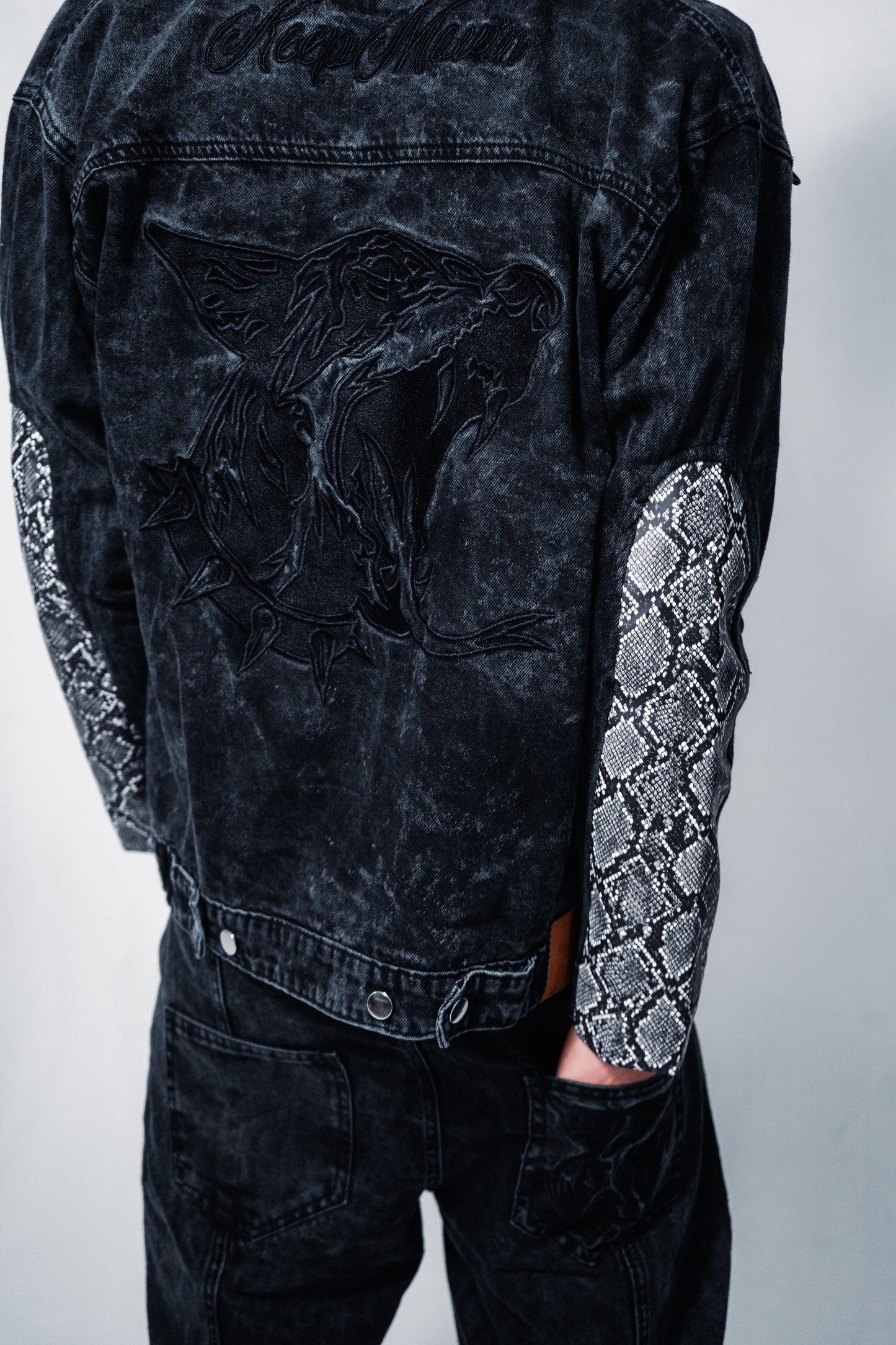 Snake Denim Jacket