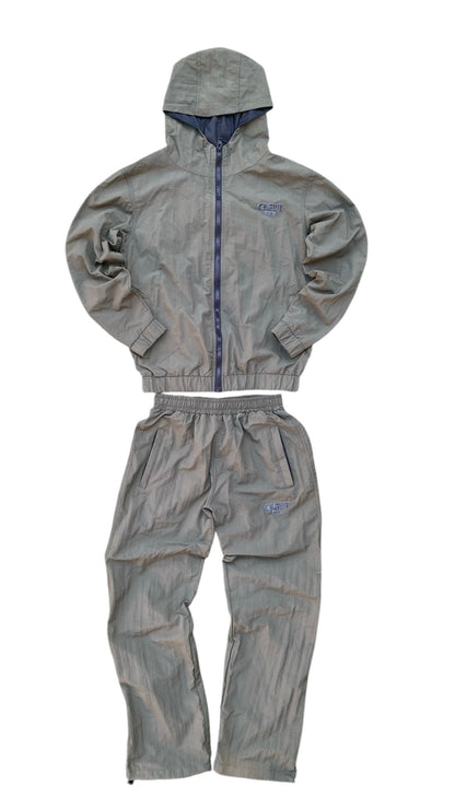 Nylon Tracksuit Green