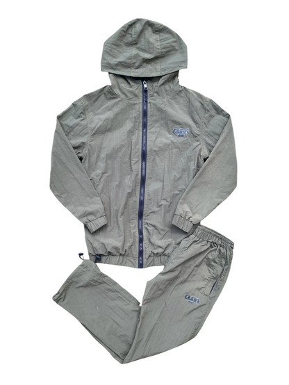 Nylon Tracksuit Green