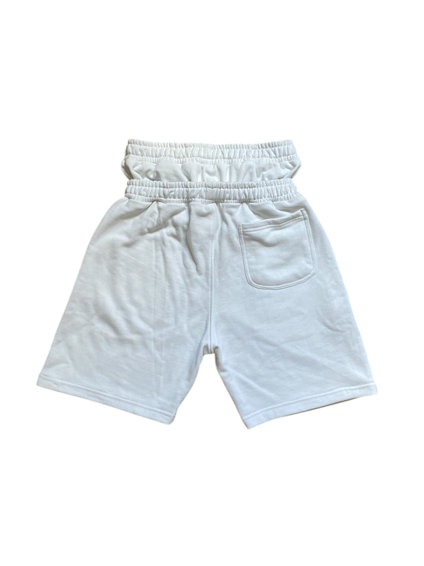 Camo CrawlHeart Shorts White