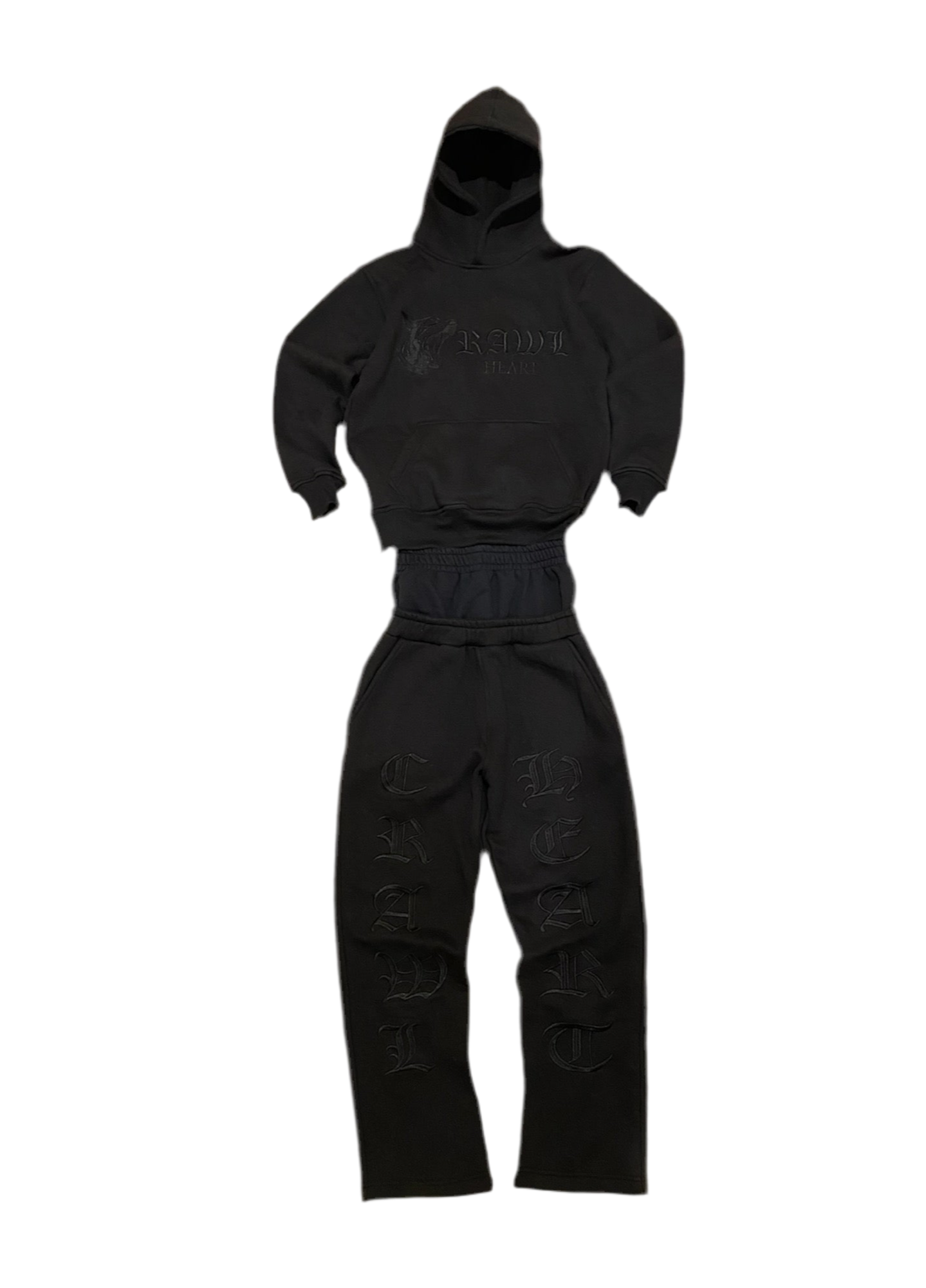 CrawlHeart Tracksuit Black