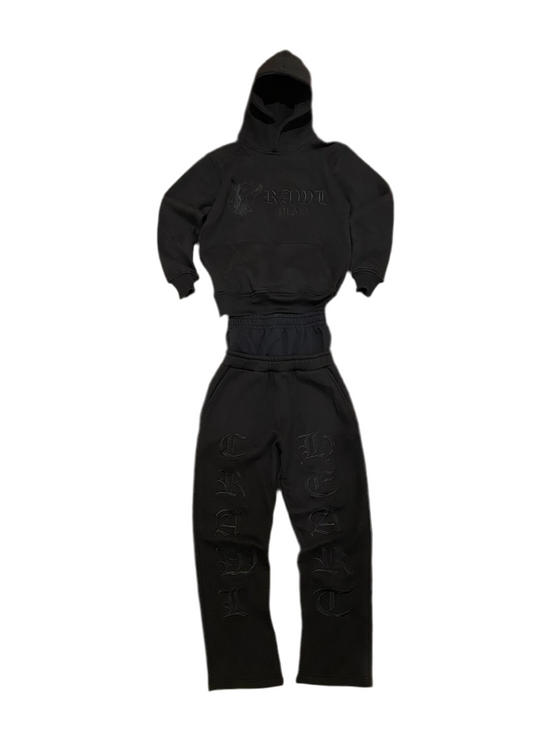 CrawlHeart Tracksuit Black