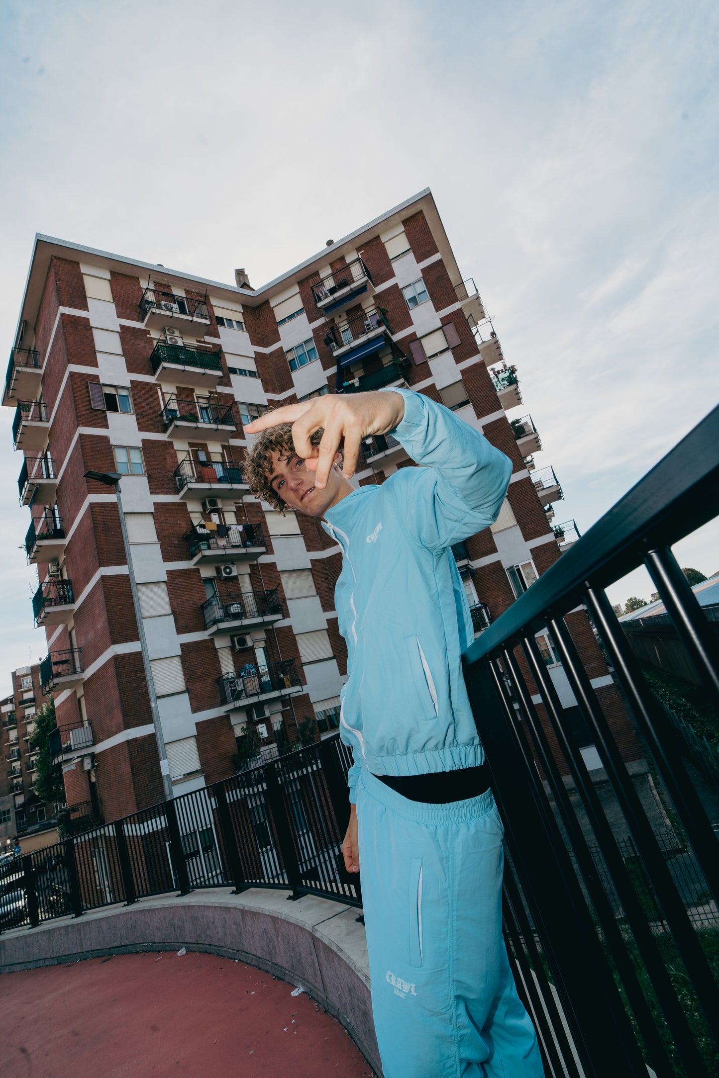 Nylon Tracksuit Blue