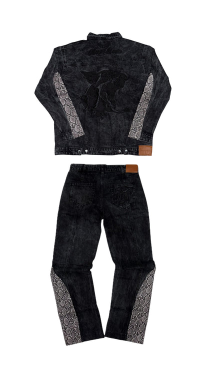 Snake Denim Set
