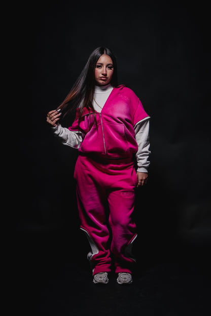 Pink&Grey Custom Zipper