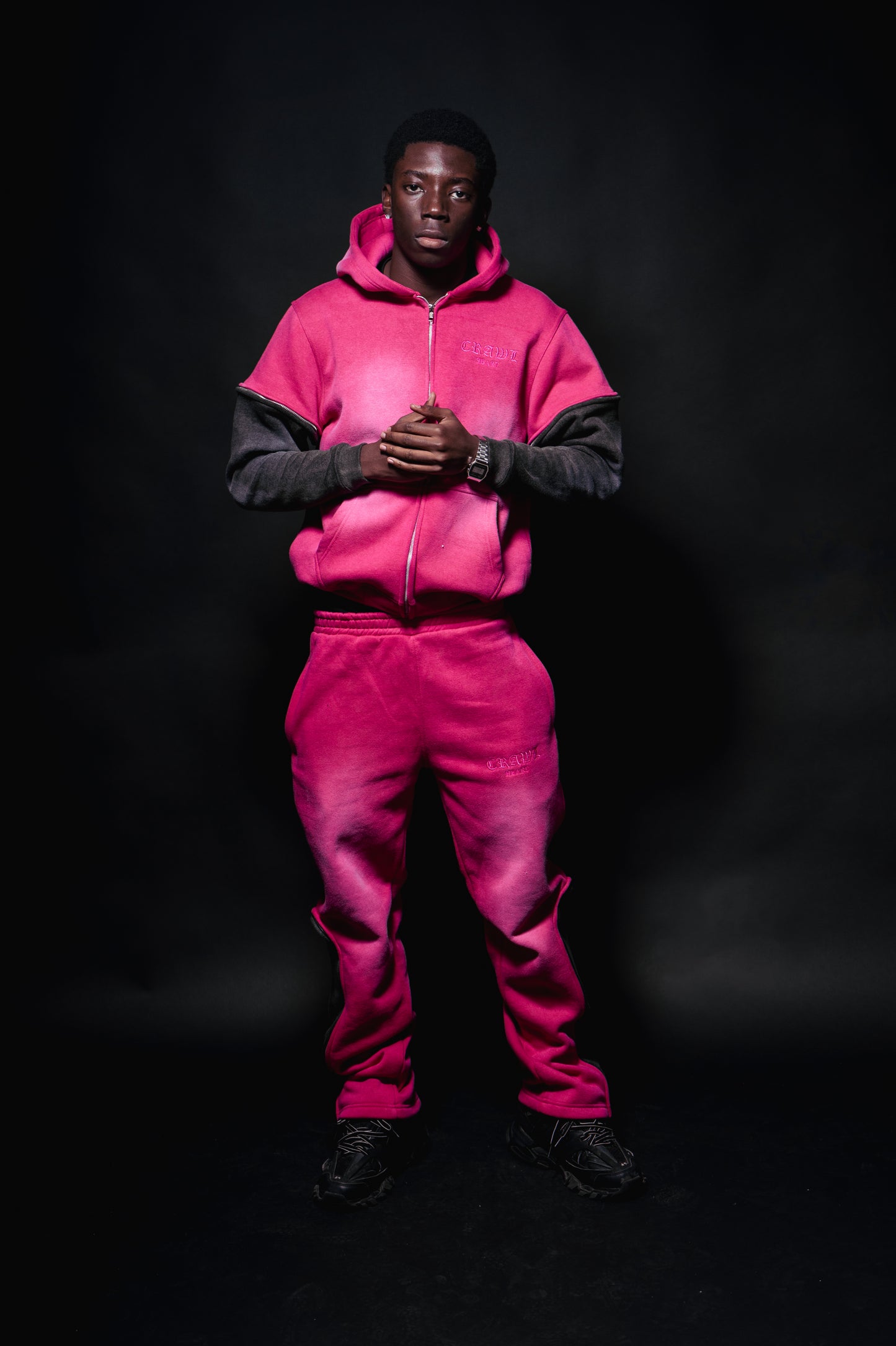 Black&Pink Custom Zipper