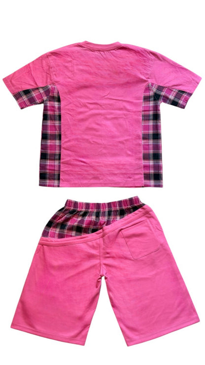 Pink Tartan Set