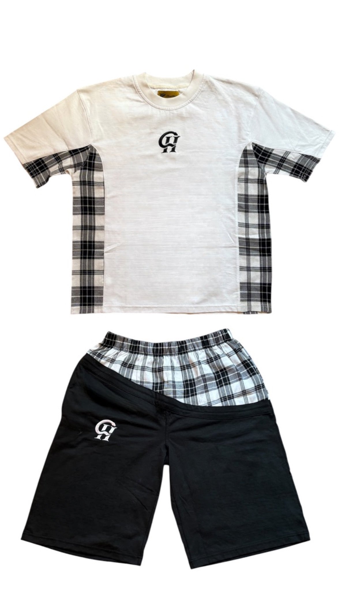 B&W Tartan Set