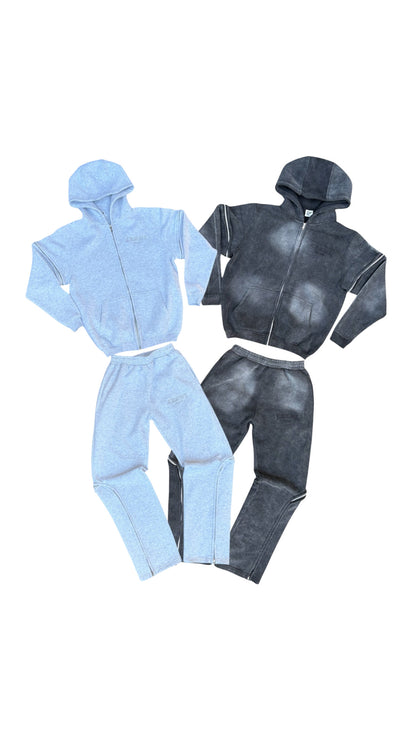 Grey&Black Custom Zipper